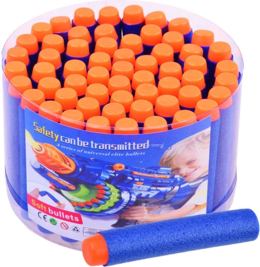 Foam darts for kids' blasters, 59 pcs