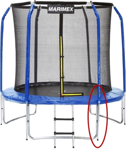 Marimex replacement lower support pole for safety enclosure net for 366 cm trampoline