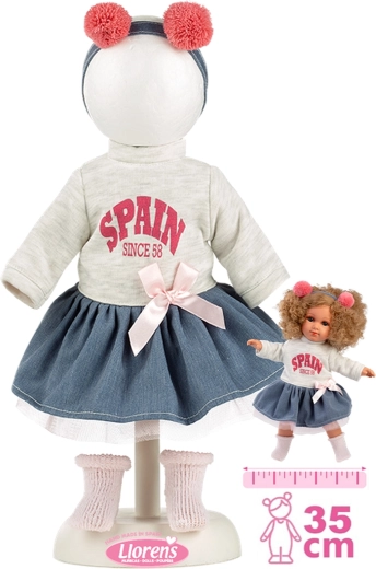 Llorens outfit for 35 cm doll with accessories, 4-piece set