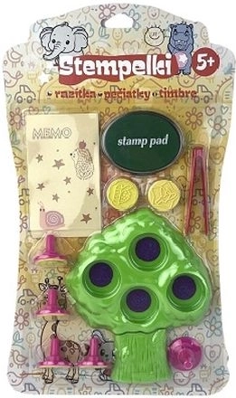 Set de tampons pour enfants avec motif d’arbre