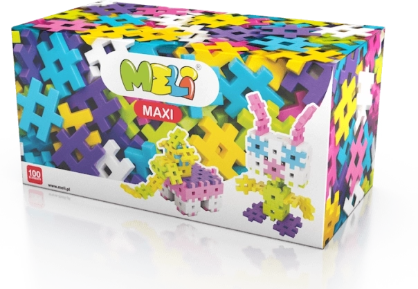MELI MAXI PINK building set 100 pcs