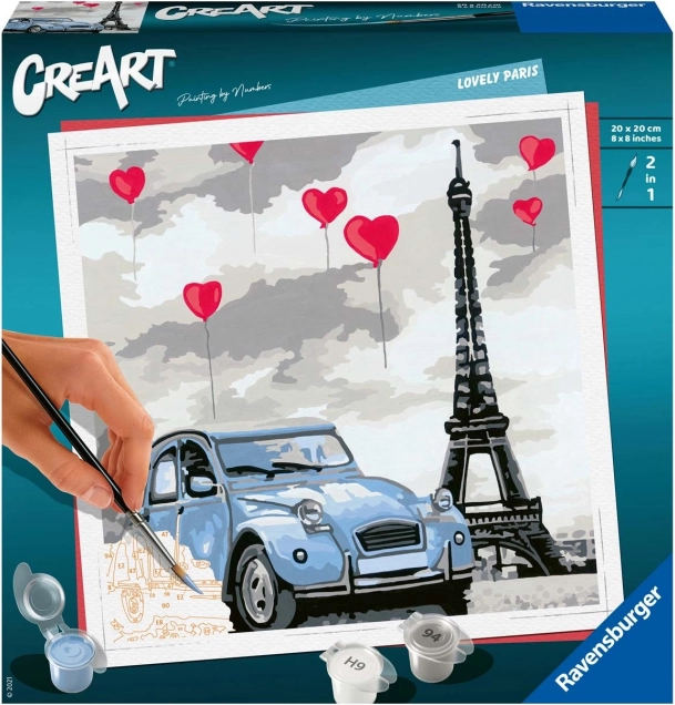 CreArt Lovely Paris – schilderset voor kinderen vanaf 12 jaar