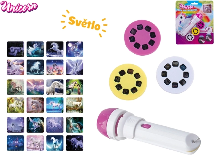 Unicorn projectorlamp met afbeeldingen van eenhoorns