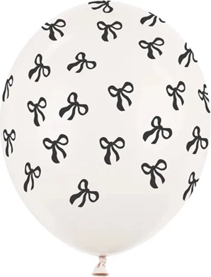 Kokardki pastel off-white ballonnen 30 cm, 6 stuks