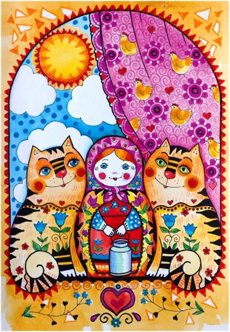 Puzzle Matryoshka 500 pieces ANATOLIAN