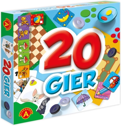 Alexander fun set of 20 games for the whole family