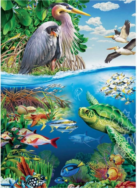 Family Puzzle Earth Day 350 Pieces COBBLE HILL