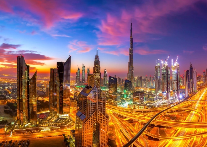 ENJOY Puzzle Dawn over Dubai – 1000 Pieces