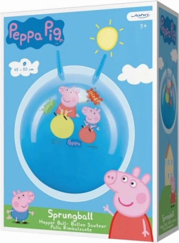 Balle sauteuse avec motif Peppa Pig