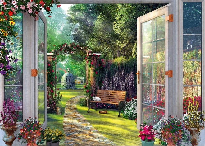 SCHMIDT Puzzle A View into the Enchanted Garden – 1000 Pieces
