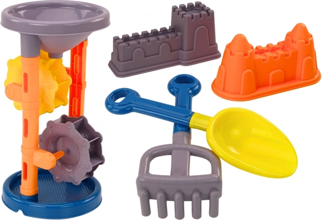 Sand Set Sand Mill Shovel Rake Molds Orange