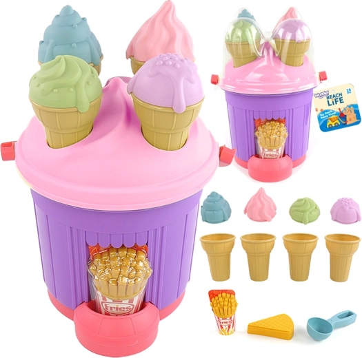 Woopie set de bac à sable glace – seau et moules
