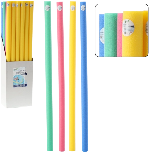 Nouille de natation en mousse 160 cm – assortiment de couleurs
