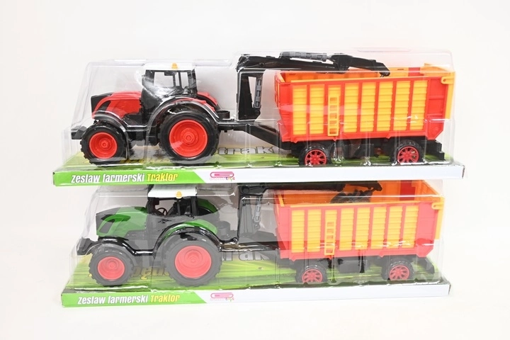 Tracteur avec remorque