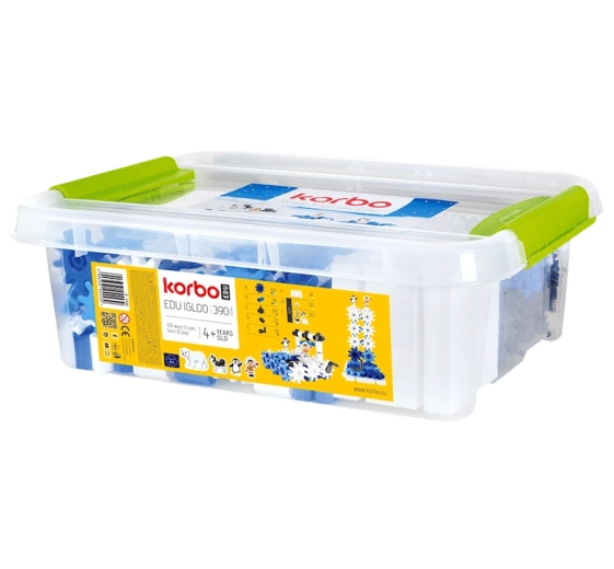 KORBO EDU IGLOO Construction Set, 390 pieces