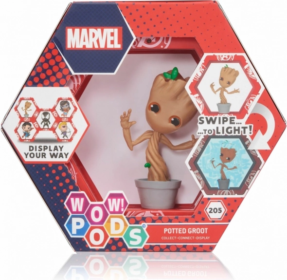 Wow Pod Marvel Groot planter with light sensor