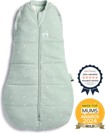 Ergopouch swaddle and sleeping bag 2-in-1 Cocoon, sage, 6–12 months, 8–10 kg, 2.5 TOG