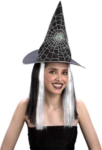 Witch Hat with Hair for Kids