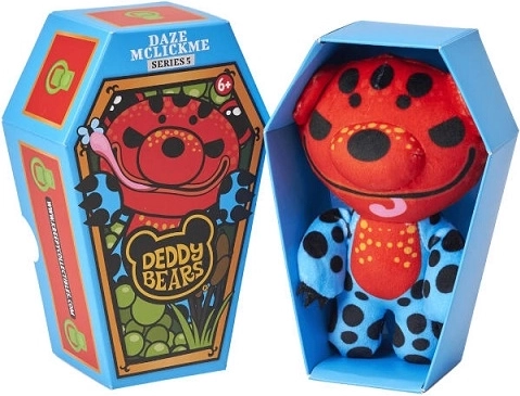 Deddy Bears Daze McLickme plush in a coffin