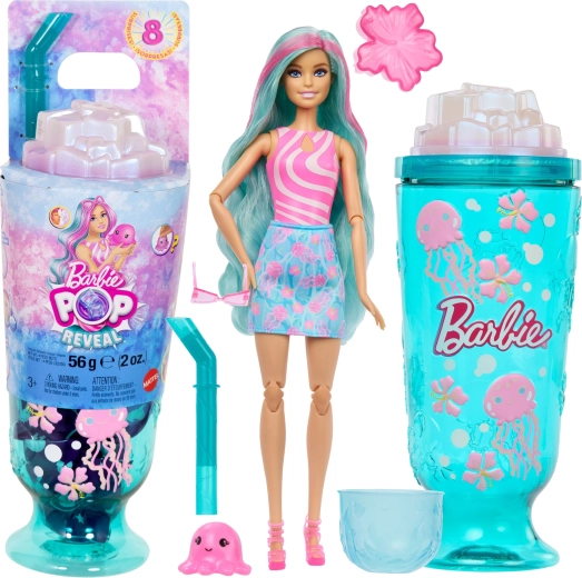 Barbie Pop Reveal Onderwaterwereld – pop met 8 verrassingen