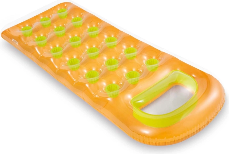 Matelas gonflable de piscine avec hublot Intex 188 × 71 cm