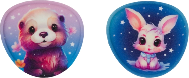 BAAGLIES Interchangeable Badges – Cute Pets, 2 pcs