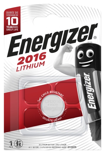 Lithium-Knopfzelle ENERGIZER CR2016 3 V 100 mAh