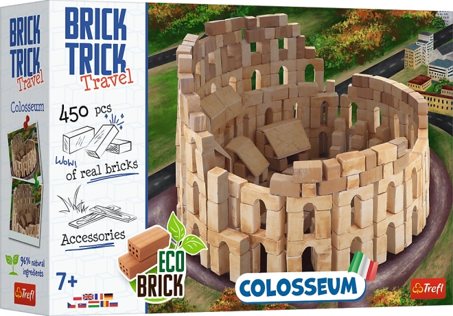TREFL BRICK TRICK Travel Construction Set Colosseum XL (450 pieces)