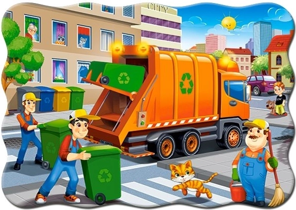 Children’s puzzle garbage truck 30 pieces