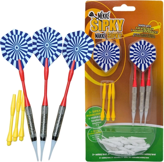 Set dartpijlen met 30 reservepunten