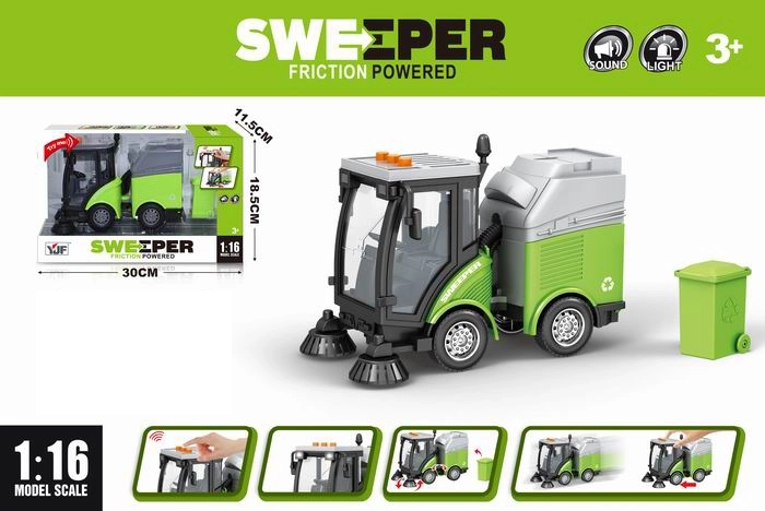 Balayeuse avec lumière et son à l’échelle 1:16