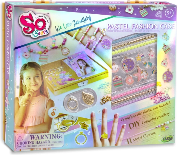 Tasia set voor het maken van sieraden met metalen hangertjes