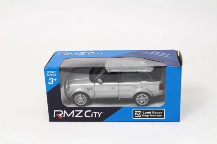 Modèle de voiture en métal RMZ Land Rover Range Rover Sport 1:32 argenté
