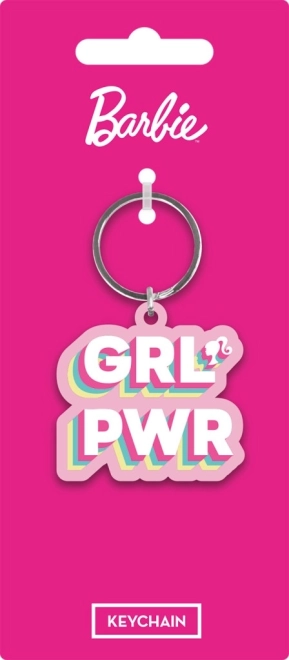 Barbie Rubber Keychain