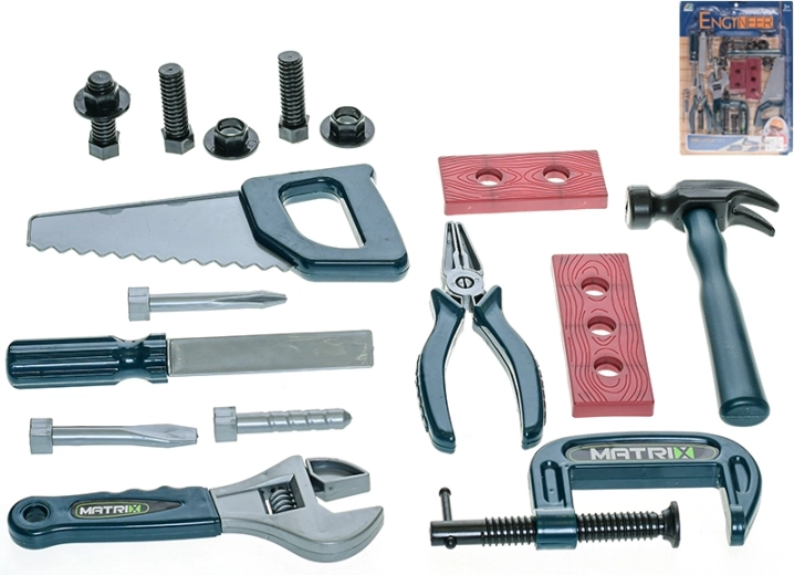 Ensemble d’outils pour enfants 17 pcs sur carte