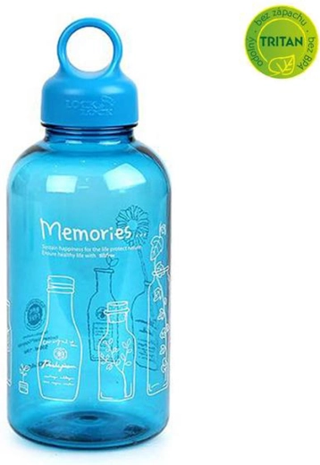 Bisfree Loop 530 ml Blue Plastic Water Bottle