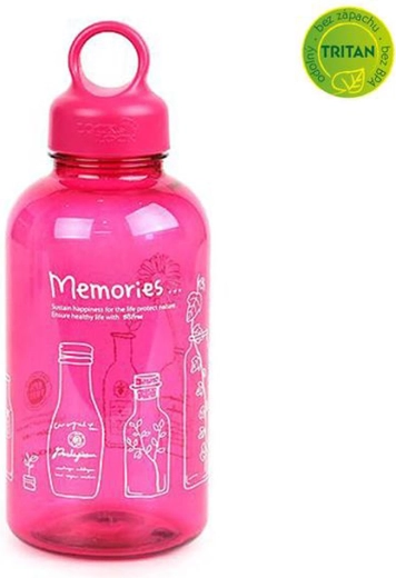 Bisfree Loop Plastic Water Bottle 530 ml Pink