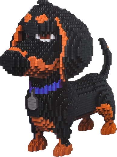 Dachshund building set, 1930 pieces for teens 14+ and adults
