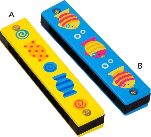 Babu kids' harmonica – multiple colors