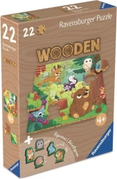 Ravensburger puzzle en bois jungle 22 pièces
