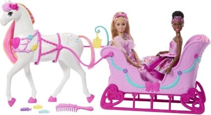 Barbie Nutcracker Sleigh with Horse