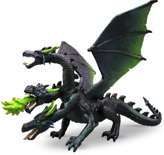Bullyland Dunkler Drache Norr Figur