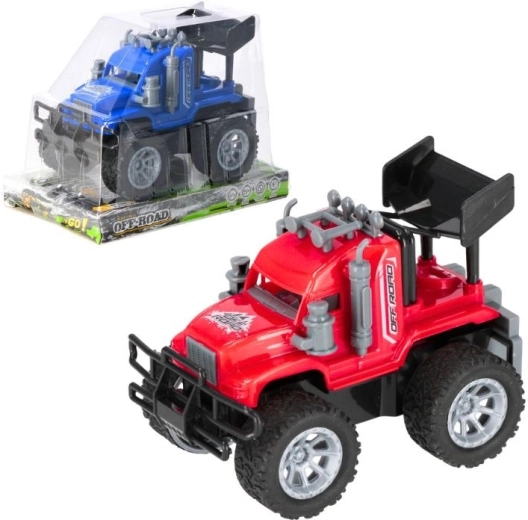 Voiture tout-terrain à propulsion à rétrofriction (pull back)