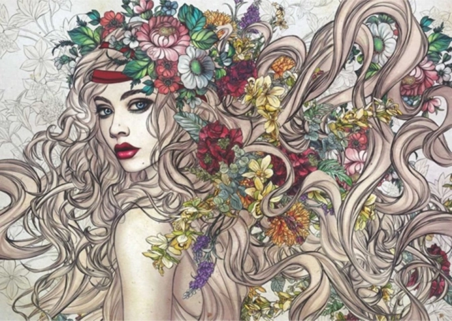 Puzzle Power of Flowers 1500 pieces