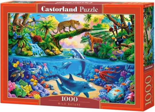 Puzzle 1000 Pieces Wild Nature, Dolphins