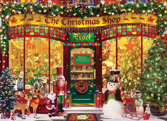 EUROGRAPHICS Puzzle Christmas Shop 1000 pieces
