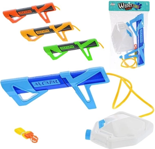 Pistolet à eau avec réservoir – 4 couleurs
