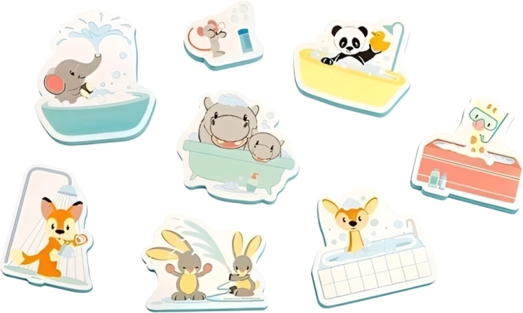 Studio Circus waterstickers – baddiertjes (8 stuks)