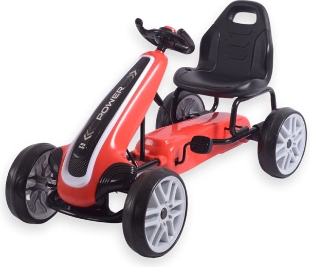 Kart à pédales pour enfants MILLY MALLY Power – rouge