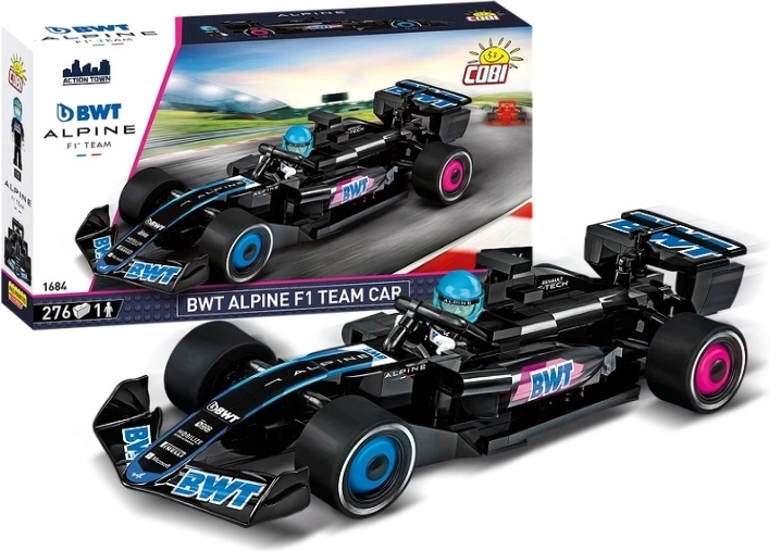 COBI Action Town BWT Alpine F1 Team race car